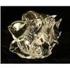 Image 1 : A COLORLESS CRYSTAL FISH-FORM SCULPTURE