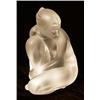 Image 1 : A FROSTED GLASS SCULPTURE