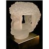 Image 6 : A FROSTED GLASS SCULPTURE