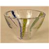 Image 4 : TWO POLYCHROME-DECORATED ART GLASS BOWLS