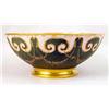 Image 2 : A POLYCHROME-DECORATED PARCEL-GILT FOOTED CENTERPIECE BOWL