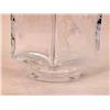 Image 3 : A COLORLESS ETCHED GLASS PUTTI VASE