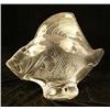 Image 4 : A COLORLESS AND FROSTED GLASS FISH-FORM SCULPTURE