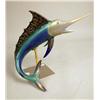 Image 2 : A PAIR OF POLYCHROME AND PARCEL-GILT DECORATED PORCELAIN MARLIN