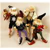 Image 1 : A GROUP OF HOLIDAY DECORATED FIGURES