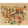 Image 1 : A GROUP OF PAINT-DECORATED FIGURAL GLASS CHRISTMAS ORNAMENTS