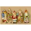Image 4 : A GROUP OF PAINT-DECORATED FIGURAL GLASS CHRISTMAS ORNAMENTS