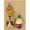 Image 7 : A GROUP OF PAINT-DECORATED FIGURAL GLASS CHRISTMAS ORNAMENTS