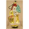 Image 4 : A GROUP OF PAINT-DECORATED FIGURAL GLASS CHRISTMAS ORNAMENTS