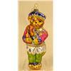 Image 6 : A GROUP OF PAINT-DECORATED FIGURAL GLASS CHRISTMAS ORNAMENTS