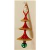 Image 2 : A GROUP OF PAINT-DECORATED FIGURAL GLASS CHRISTMAS ORNAMENTS