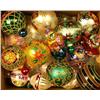 Image 1 : A GROUP OF ASSORTED PAINT-DECORATED FIGURAL GLASS CHRISTMAS ORNAMENTS