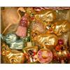 Image 1 : A GROUP OF ASSORTED PAINT-DECORATED FIGURAL GLASS CHRISTMAS ORNAMENTS