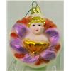 Image 2 : A GROUP OF ASSORTED PAINT-DECORATED FIGURAL GLASS CHRISTMAS ORNAMENTS