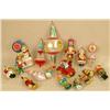 Image 1 : A GROUP OF ASSORTED PAINT-DECORATED FIGURAL GLASS CHRISTMAS ORNAMENTS