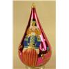 Image 4 : A GROUP OF ASSORTED OVERSIZE PAINT-DECORATED FIGURAL GLASS CHRISTMAS ORNAMENTS