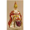 Image 6 : A GROUP OF ASSORTED OVERSIZE PAINT-DECORATED FIGURAL GLASS CHRISTMAS ORNAMENTS