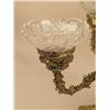 Image 3 : AN ENGLISH STERLING SILVER AND CUT CRYSTAL FOUR ARM EPERGNE