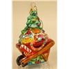 Image 5 : A GROUP OF ASSORTED PAINT-DECORATED FIGURAL GLASS CHRISTMAS ORNAMENTS