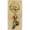 Image 6 : A GROUP OF ASSORTED PAINT-DECORATED FIGURAL GLASS CHRISTMAS ORNAMENTS