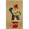Image 7 : A GROUP OF ASSORTED PAINT-DECORATED FIGURAL GLASS CHRISTMAS ORNAMENTS
