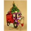 Image 2 : A GROUP OF ASSORTED PAINT-DECORATED FIGURAL GLASS CHRISTMAS ORNAMENTS