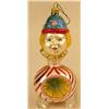 Image 5 : A GROUP OF ASSORTED PAINT-DECORATED FIGURAL GLASS CHRISTMAS ORNAMENTS