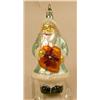 Image 8 : A GROUP OF ASSORTED PAINT-DECORATED FIGURAL GLASS CHRISTMAS ORNAMENTS