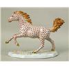 Image 4 : A HAND-PAINTED ORANGE-DECORATED PORCELAIN HORSE