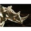 Image 3 : A COLORLESS GLASS RHINOCEROS FIGURE