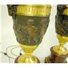 Image 3 : A PAIR OF NEOCLASSICAL STYLE ORMOLU- AND BRONZE- MOUNTED MARBLE URNS