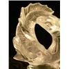 Image 3 : A FROSTED AND CLEAR COLORLESS GLASS FISH-FORM SCULPTURE