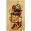 Image 7 : A GROUP OF ASSORTED PAINT-DECORATED FIGURAL GLASS CHRISTMAS ORNAMENTS