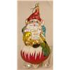 Image 2 : A GROUP OF ASSORTED PAINT-DECORATED FIGURAL GLASS CHRISTMAS ORNAMENTS