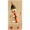 Image 7 : A GROUP OF ASSORTED PAINT-DECORATED FIGURAL GLASS CHRISTMAS ORNAMENTS