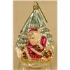 Image 4 : A GROUP OF ASSORTED PAINT-DECORATED FIGURAL GLASS CHRISTMAS ORNAMENTS