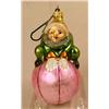 Image 5 : A GROUP OF ASSORTED PAINT-DECORATED FIGURAL GLASS CHRISTMAS ORNAMENTS