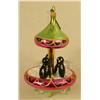 Image 6 : A GROUP OF ASSORTED PAINT-DECORATED FIGURAL GLASS CHRISTMAS ORNAMENTS