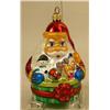 Image 9 : A GROUP OF ASSORTED PAINT-DECORATED FIGURAL GLASS CHRISTMAS ORNAMENTS