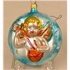 Image 2 : A GROUP OF ASSORTED PAINT-DECORATED FIGURAL GLASS CHRISTMAS ORNAMENTS