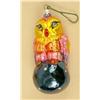 Image 2 : A GROUP OF ASSORTED PAINT-DECORATED FIGURAL GLASS CHRISTMAS ORNAMENTS