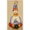 Image 11 : A GROUP OF ASSORTED PAINT-DECORATED FIGURAL GLASS CHRISTMAS ORNAMENTS