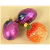 Image 6 : A GROUP OF ASSORTED PAINT-DECORATED FIGURAL GLASS CHRISTMAS ORNAMENTS