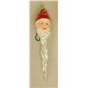 Image 8 : A GROUP OF ASSORTED PAINT-DECORATED FIGURAL GLASS CHRISTMAS ORNAMENTS