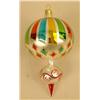 Image 9 : A GROUP OF ASSORTED PAINT-DECORATED FIGURAL GLASS CHRISTMAS ORNAMENTS
