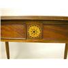Image 3 : A FEDERAL STYLE INLAID MAHOGANY AND BRASS MOUNTED TWO-DRAWER SERVER