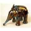Image 3 : A GROUP OF FOUR IRIDESCENT ART GLASS ELEPHANTS