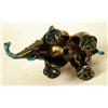 Image 4 : A GROUP OF FOUR IRIDESCENT ART GLASS ELEPHANTS