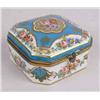Image 5 : FOUR POLYCHROME DECORATED ENAMEL HINGED COVERED BOXES