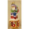Image 5 : A GROUP OF ASSORTED  PAINT-DECORATED FIGURAL GLASS CHRISTMAS ORNAMENTS
